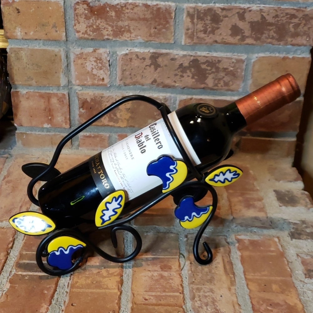 PartyLite Provence Wine Bottle Caddy Holder